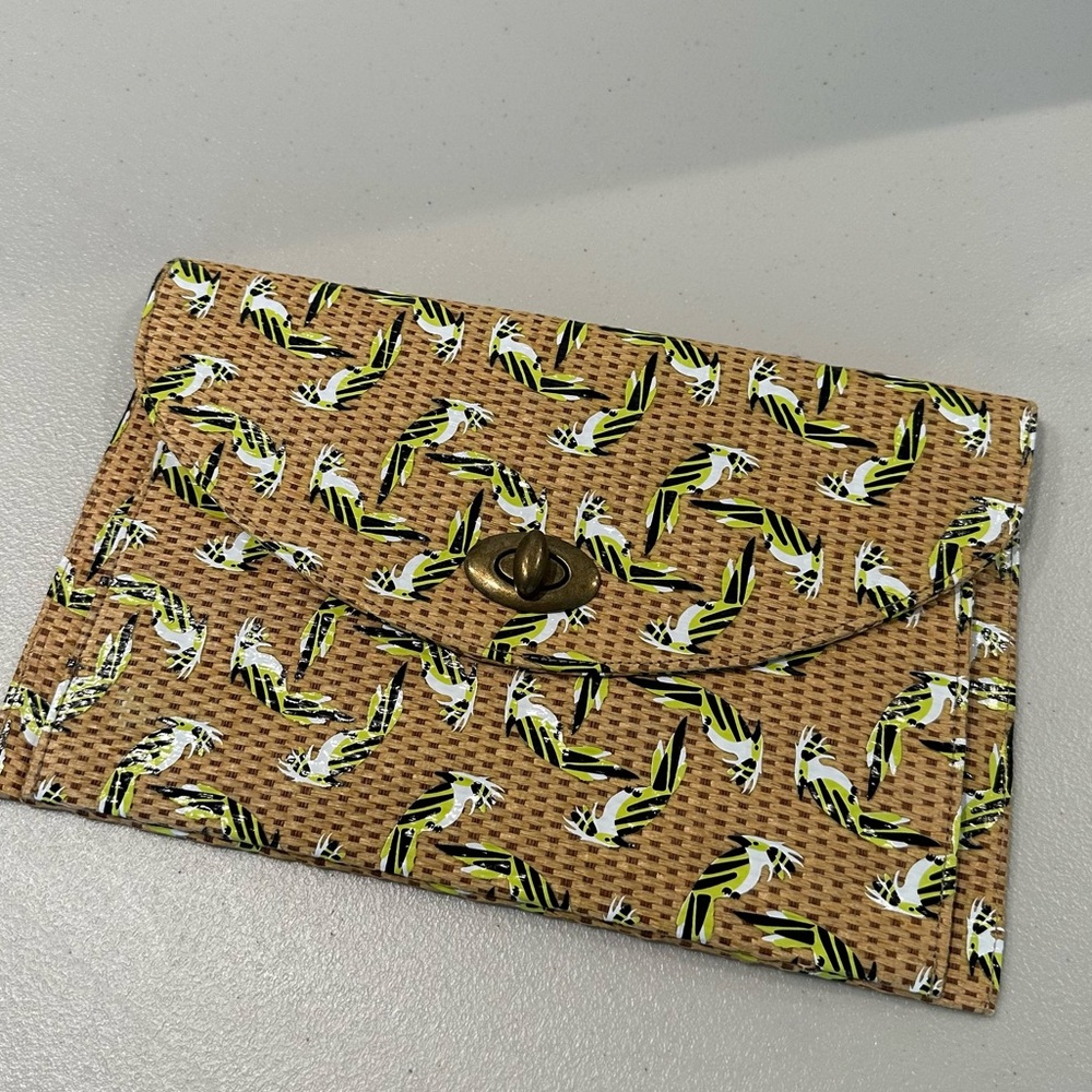 Anthropologie Straw Clutch